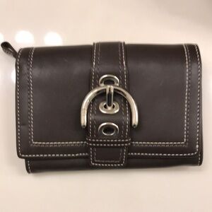 Coach Dark Brown Leather Women's Bag